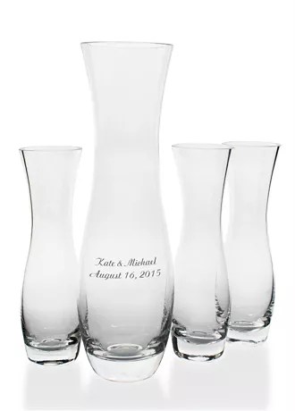 Personalized Sand Ceremony Vase Set 4 pc. David's Bridal