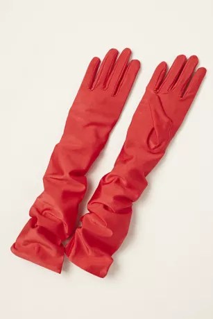 Greatlookz Lace Gloves for Girls in Wrist Length Davids Bridal