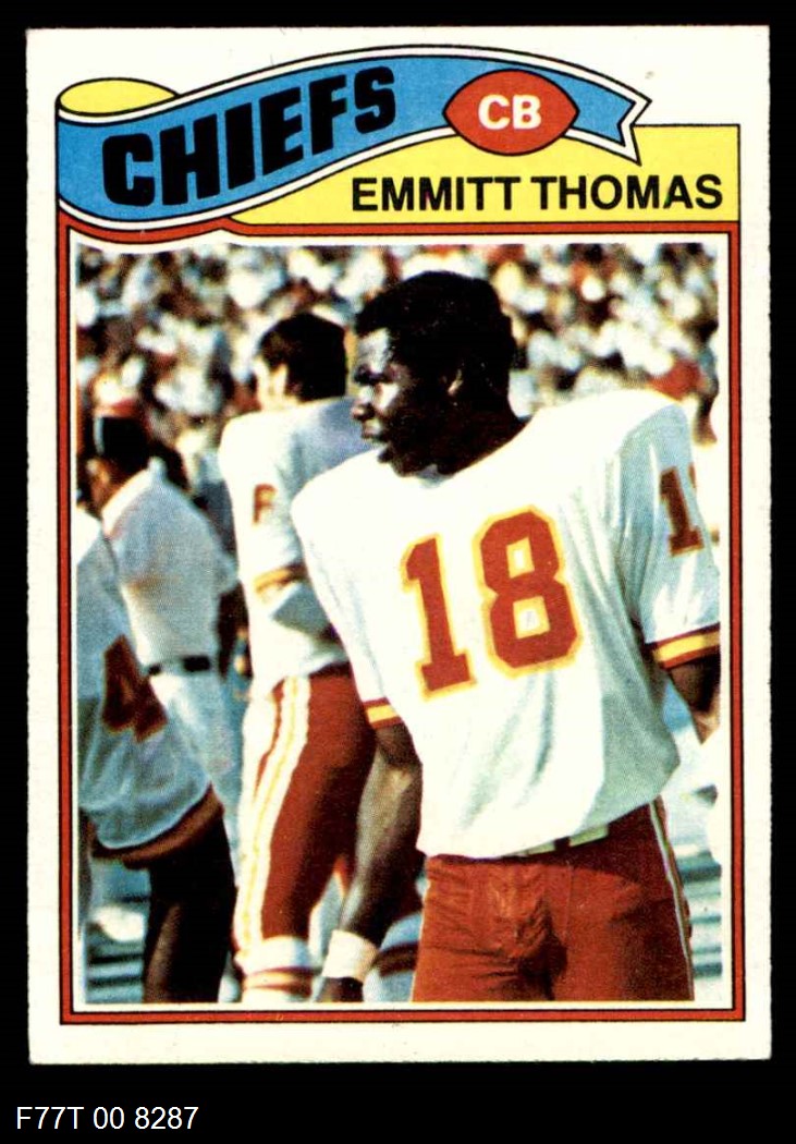 1977 Topps Kansas City Chiefs Team Set