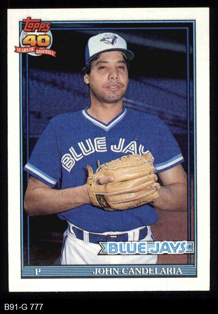 1991 Topps 777 John Candelaria