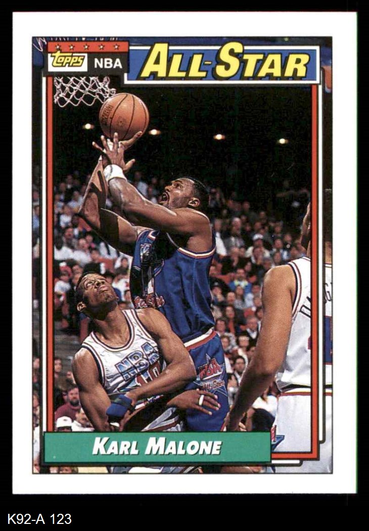 1992 Topps 123 AllStar Karl Malone