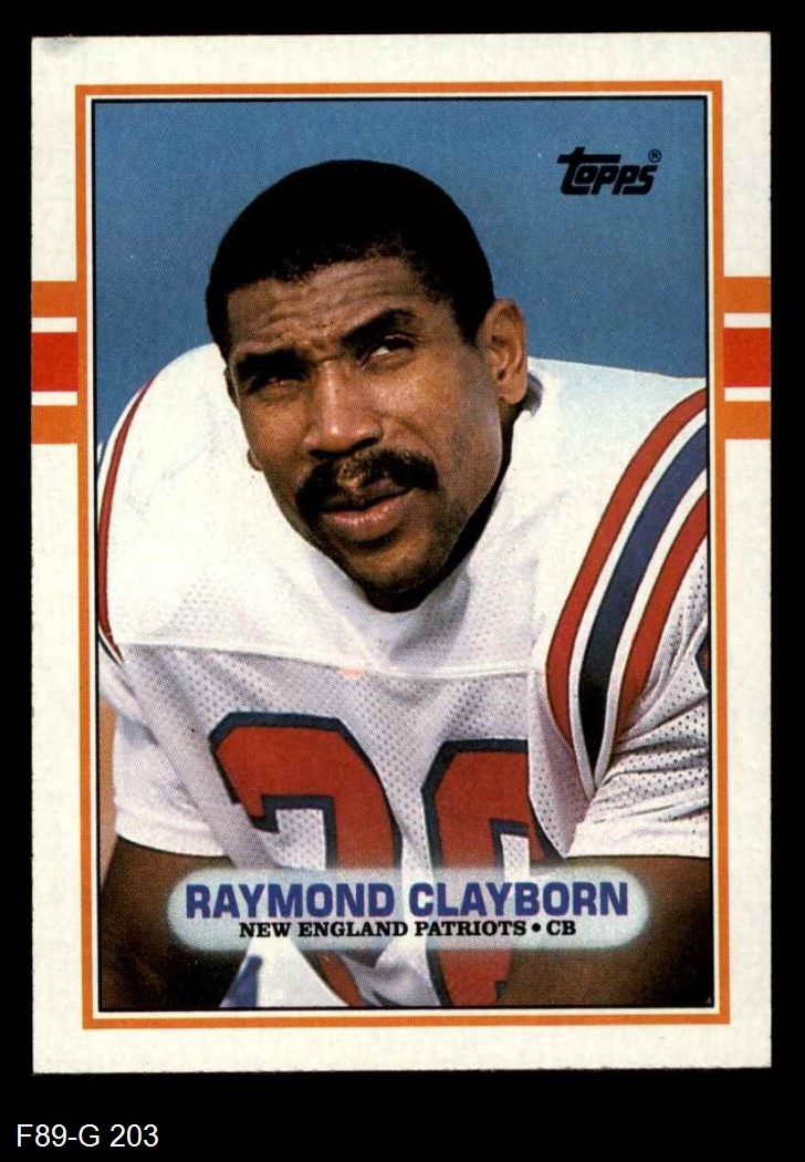 1989 Topps 203 Raymond Clayborn