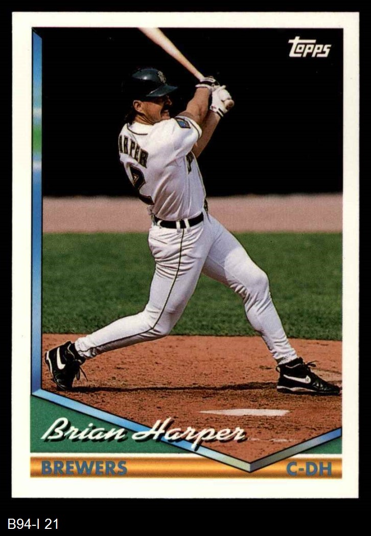 1994 Topps Traded 21 Brian Harper