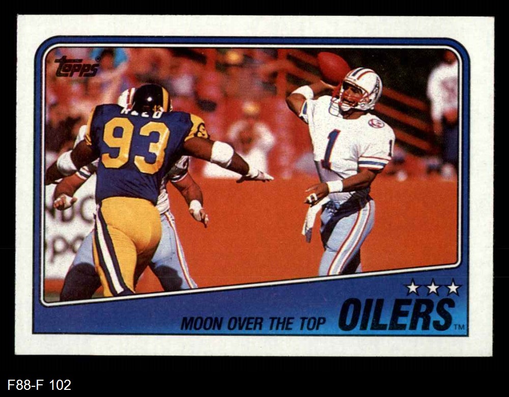 1988 Topps 102 Mike Rozier / Ernest Givins / Keith Bostic / Ray