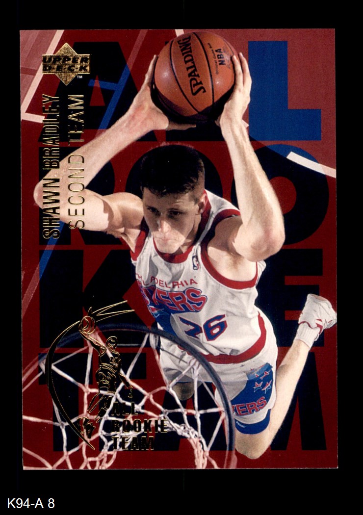 1994 Upper Deck 8 AllRookie Team Shawn Bradley