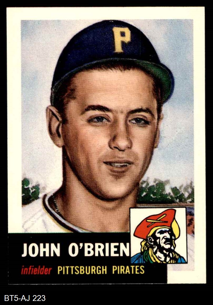 1953 Topps Archives 223 John Johnny O'Brien