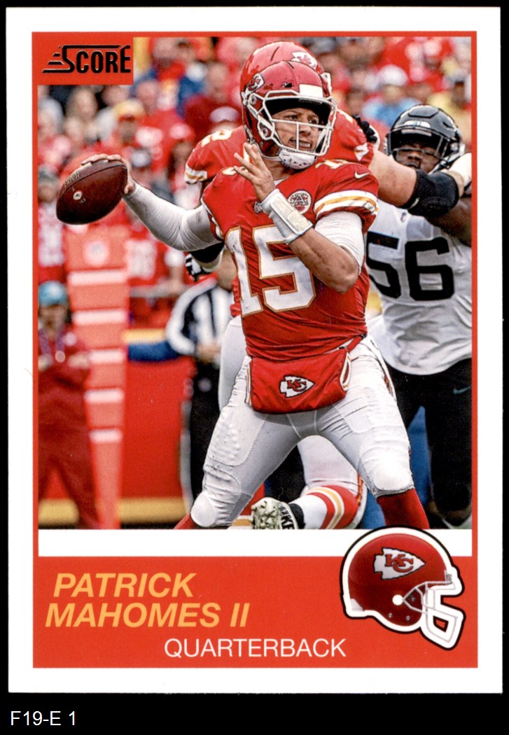2019 Score 1 Patrick Mahomes