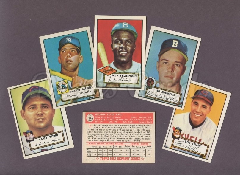 1952 Topps Baseball Cards