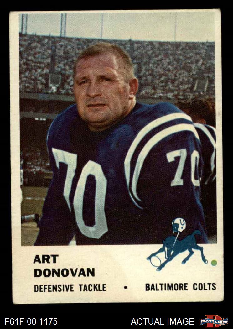 1961 Fleer 39 Art Donovan