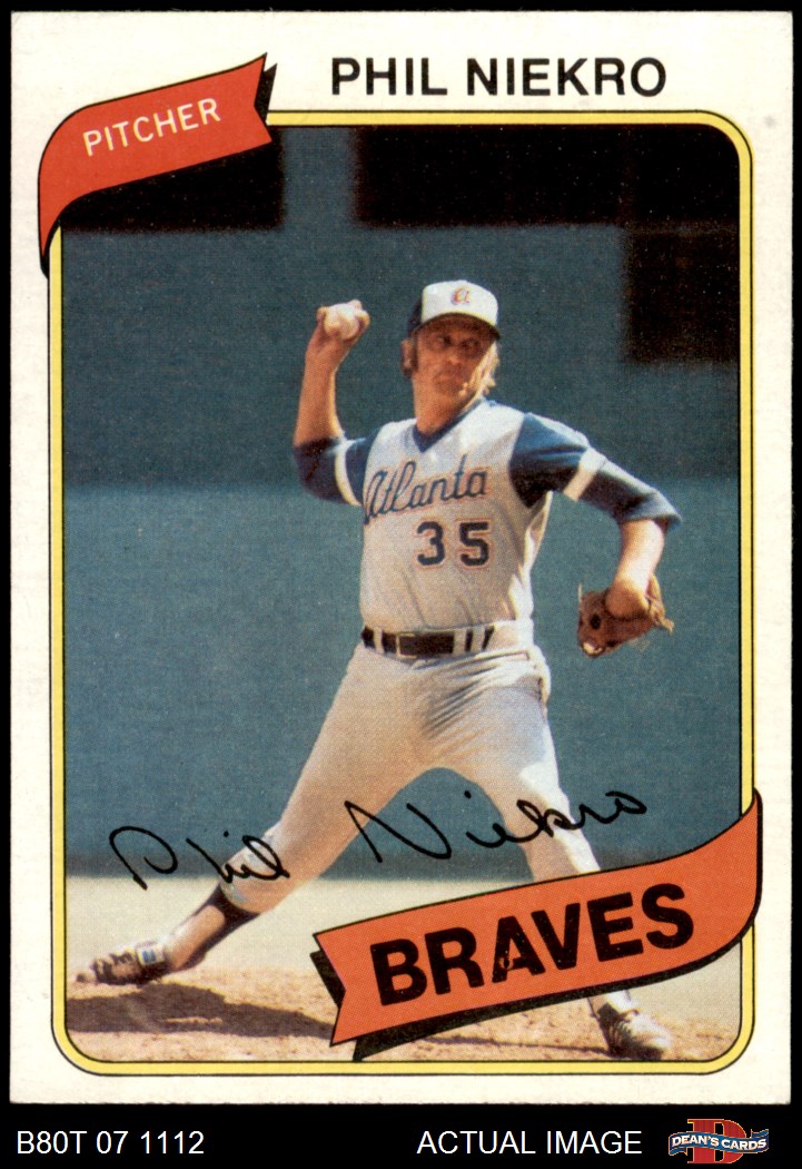 1980 Topps Atlanta Braves Team Set 8 NM/MT eBay