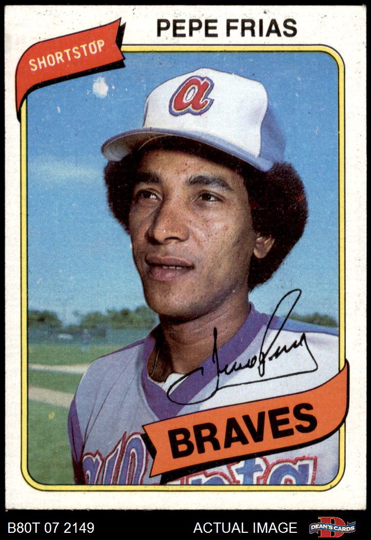 1980 Topps Atlanta Braves Team Set 8 NM/MT eBay