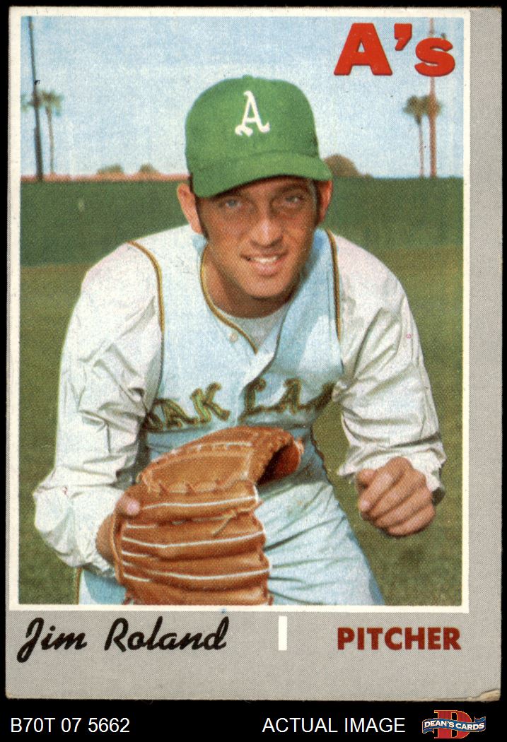 1970 Topps Oakland Athletics Team Set