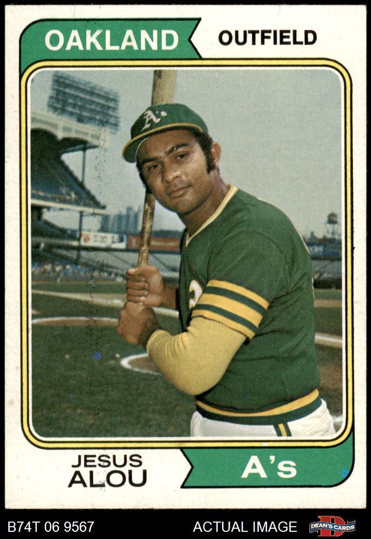 1974 Topps 654 Jesus Alou