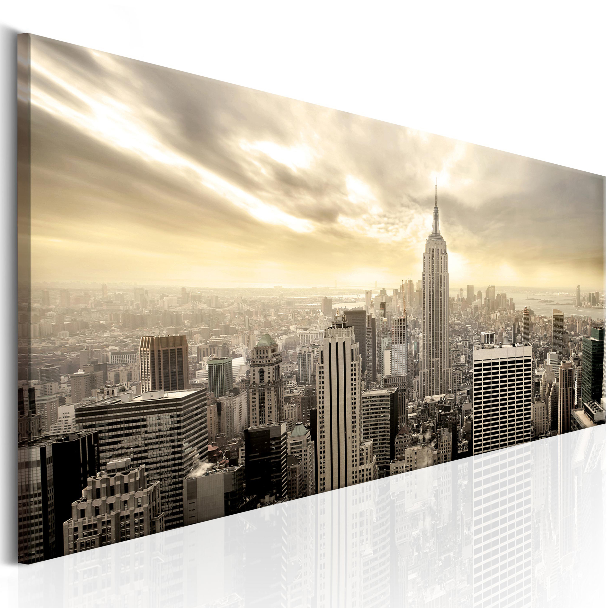 LEINWAND BILDER New York Skyline Stadt WANDBILDER XXL Wohnzimmer Groß Auswahl eBay