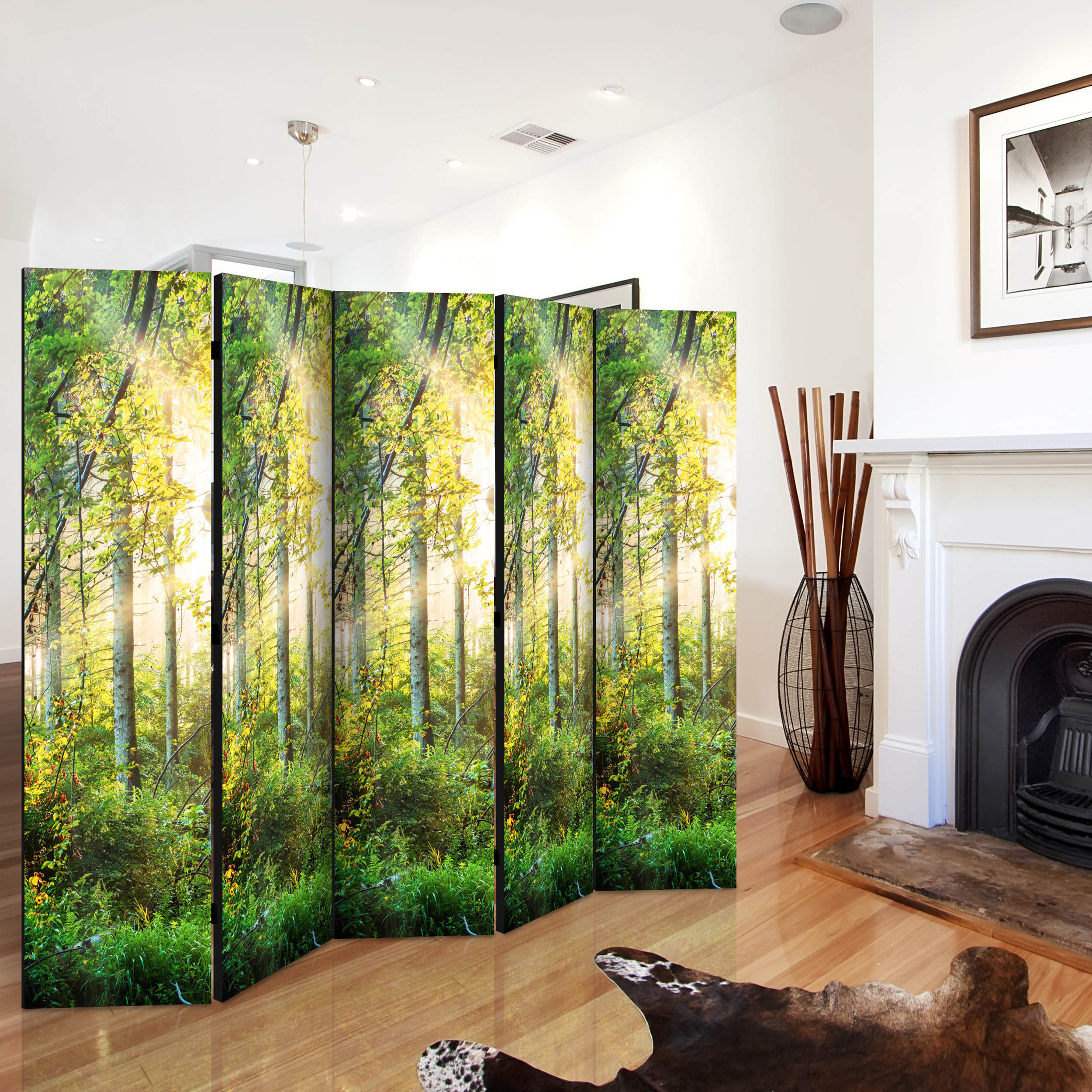 Room DIVIDER NATURE Room Divider Spanish Landscape Partition Forest