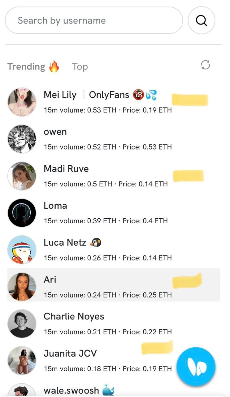 Les créateurs OnlyFans rejoignent les principales tendances de Friend.Tech