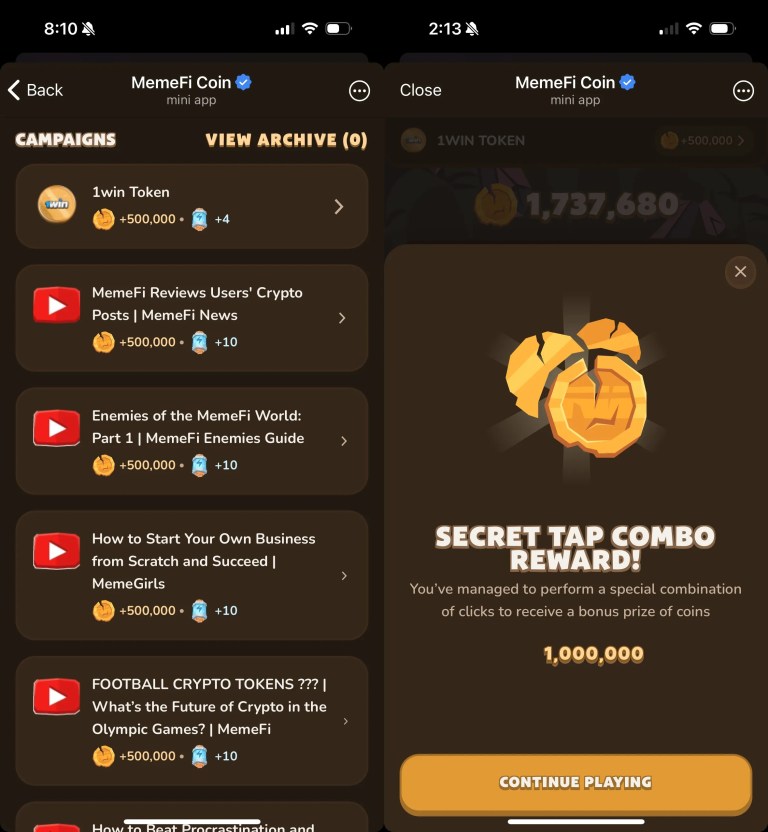 MemeFi : Comment gagner le plus de pièces dans le jeu sur Telegram