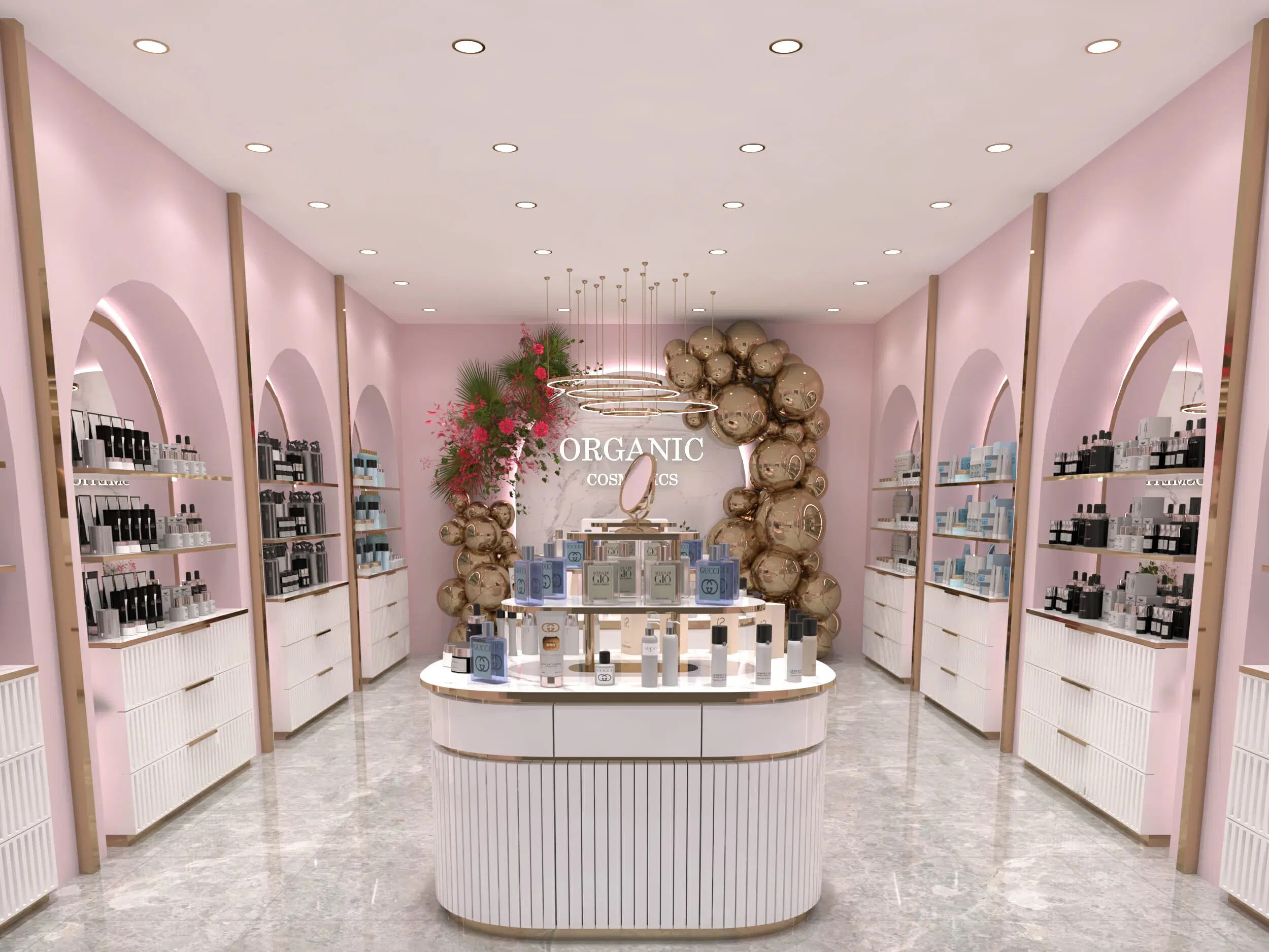 Cosmetic Shop Design Ideas