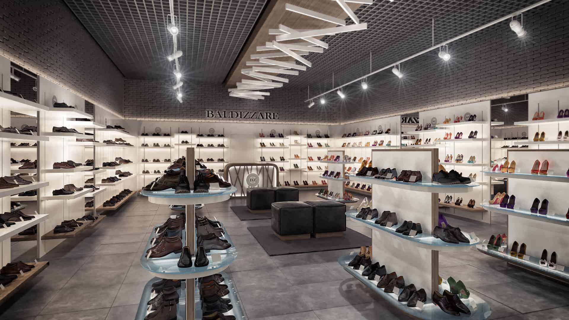 "Baldizzare" Shoe Store Design Ideas