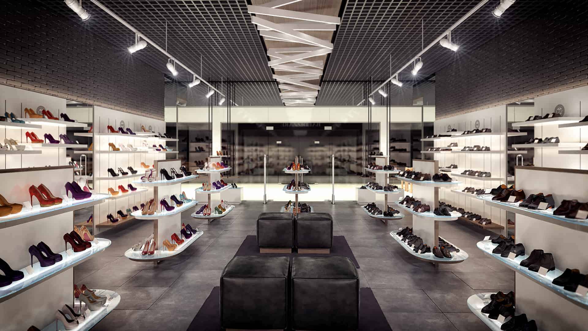"Baldizzare" Shoe Store Design Ideas