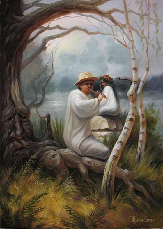 Hidden Images Optical Illusion Paintings by Oleg Shuplyak Design Swan