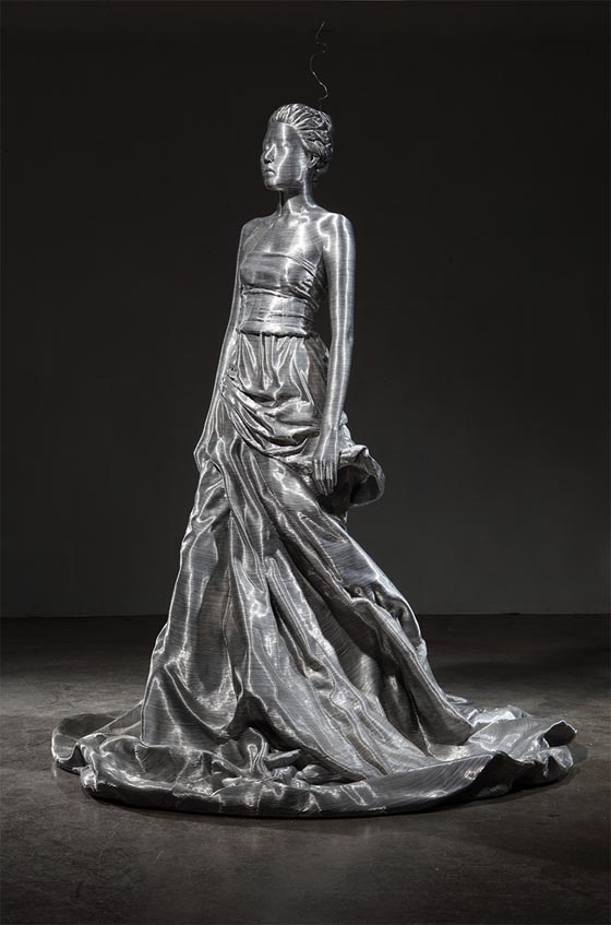 Astonishingly Crafted Aluminum Wire Sculptures by Seung Mo Park