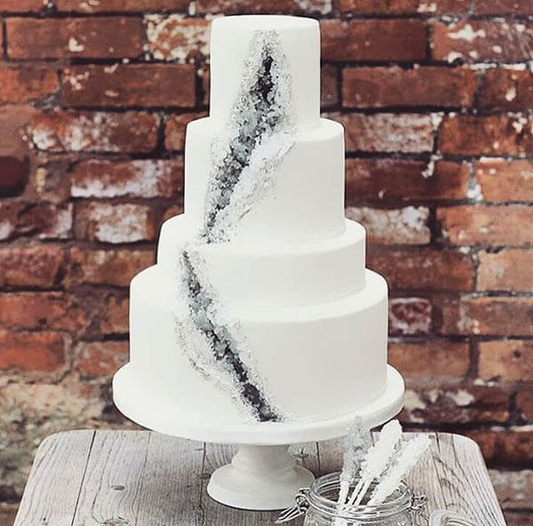 Stunning Geode Cake, a New Trend in Cake Design Design Swan
