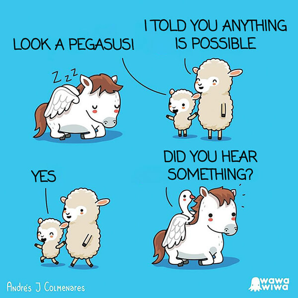 Adorable and Witty Comics by Wawawiwa Design Swan