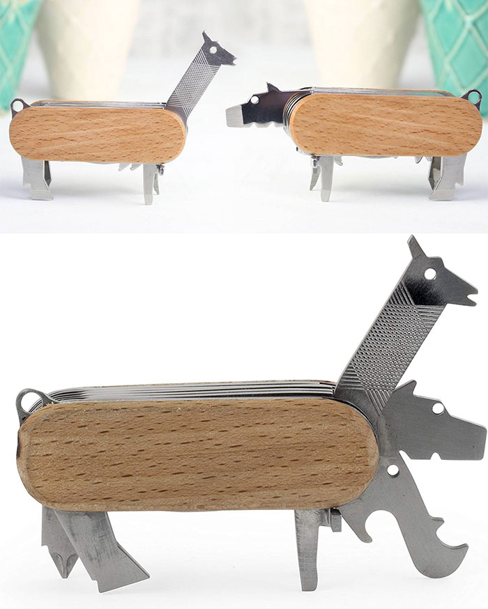 8 Very Cute Multi Tool Sets in Animal Shape Design Swan