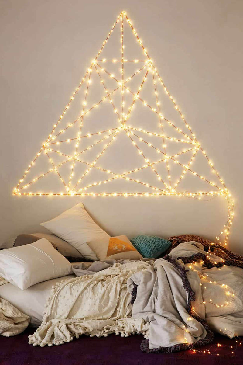 Decorate With Soft White LED Christmas Lights Design Swan