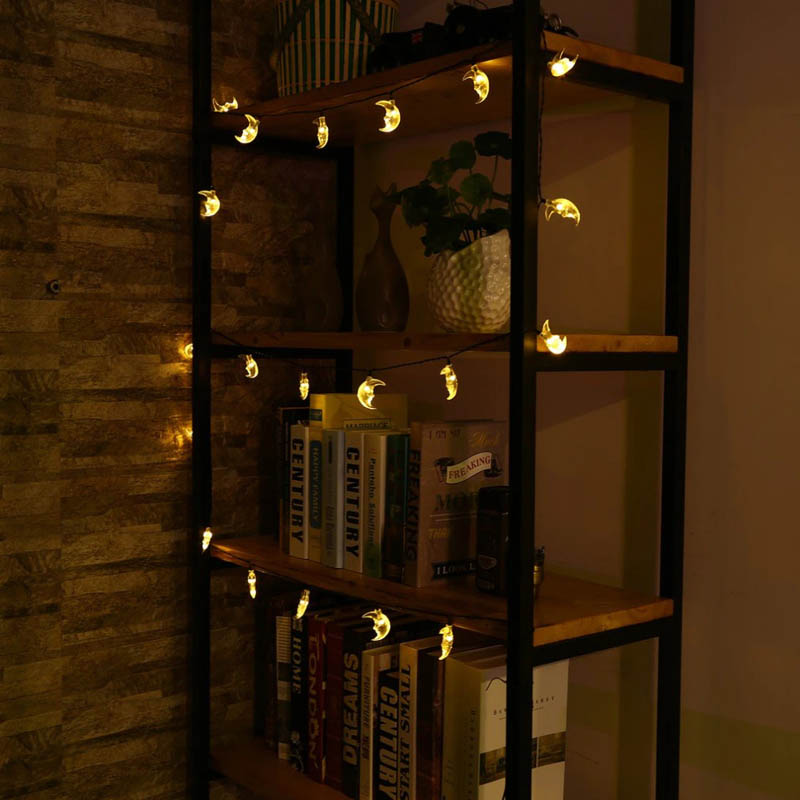 Decorate With Soft White LED Christmas Lights Design Swan