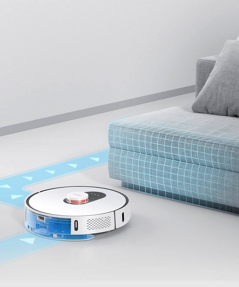 Roidmi Eve Plus Robot Vacuum Cleaner Design Swan