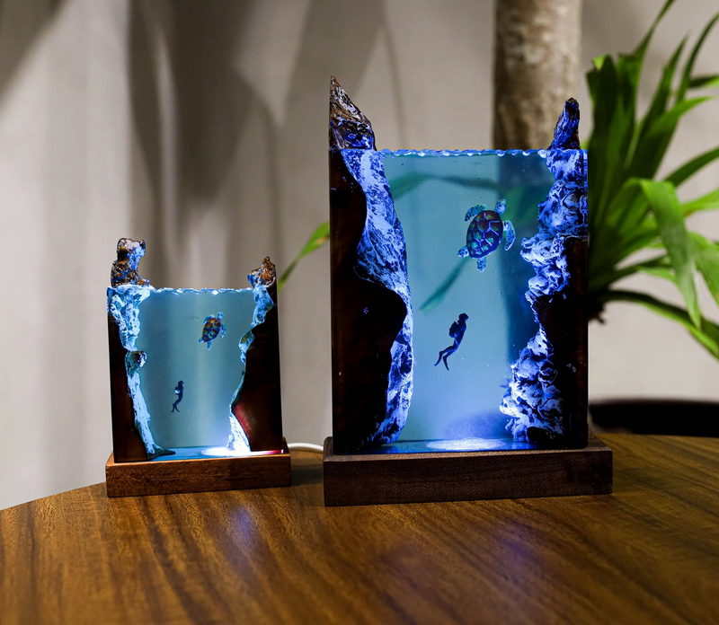 Beautiful OceanInspire Lamp Design Swan