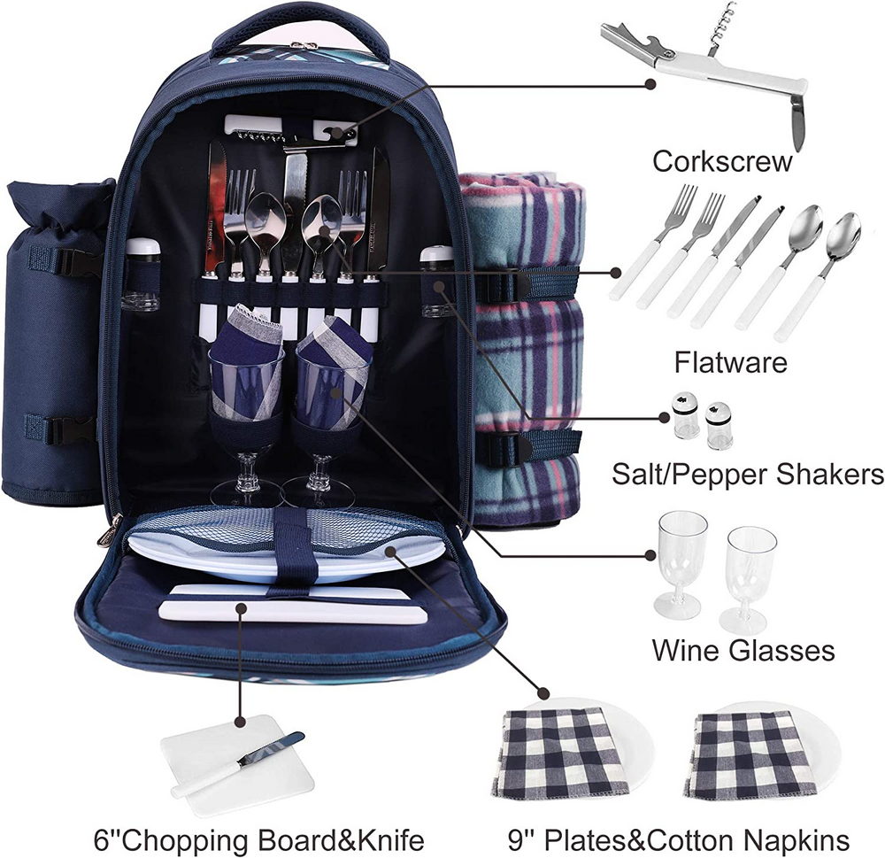 5 Cool and Functional Picnic Backpacks Design Swan