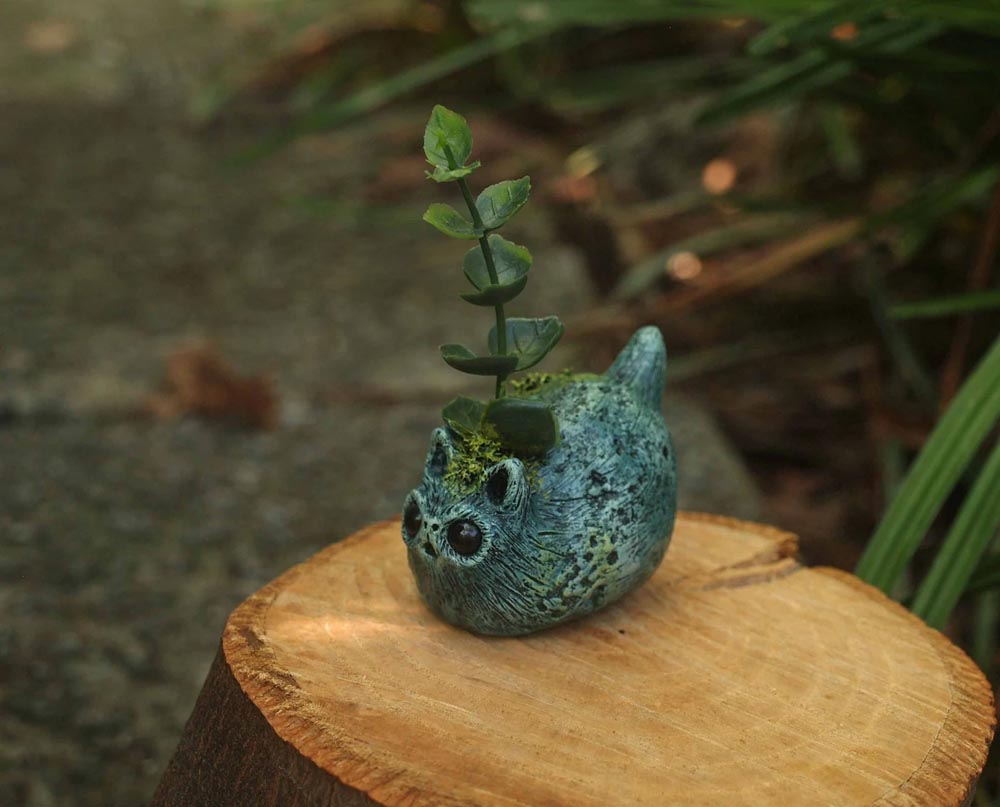 Nature Spirit Made of Polymer Clay by Michelle Petersen Design Swan