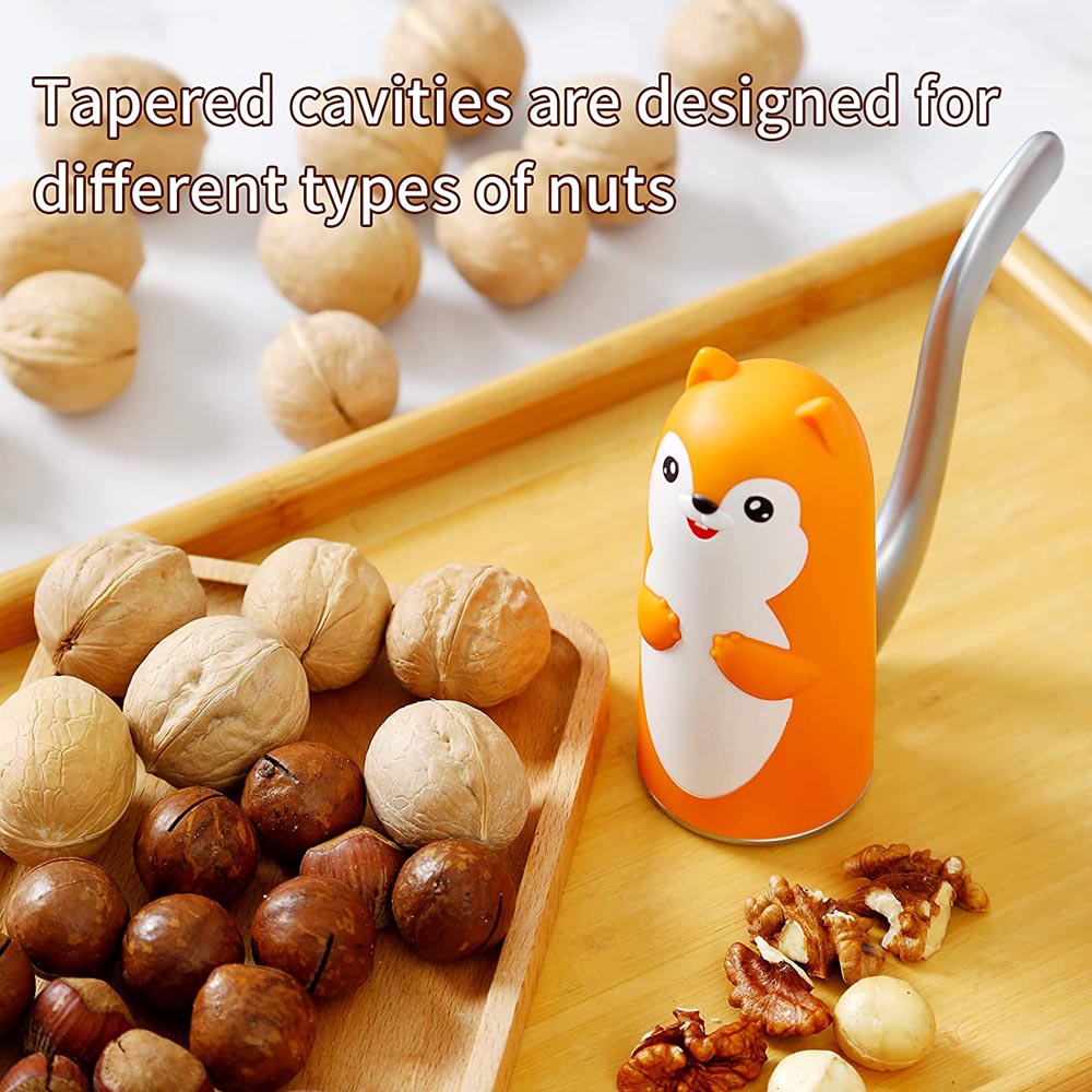 Playful Squirrel Nut Cracker for Easy Cracking Nuts Design Swan