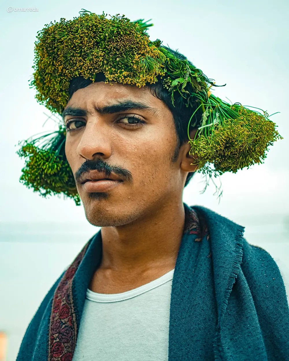 Portraits of Flower Men of Saudi Arabia by Omar Reda Design Swan