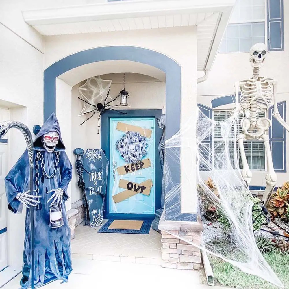 Elevate Your Haunted Halloween Front Door Decorations Design