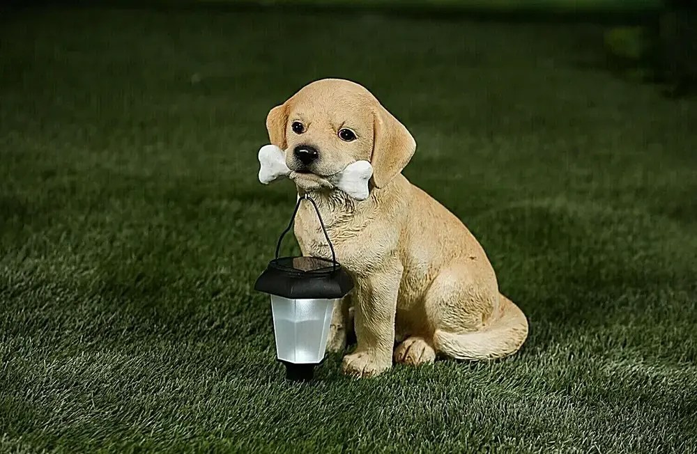 lifelike dog garden statues for your outdoor space Design Swan