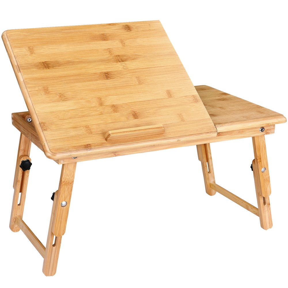 Laptoptisch Betttisch Notebooktisch Bett Tisch Bambus höhenverstellbar