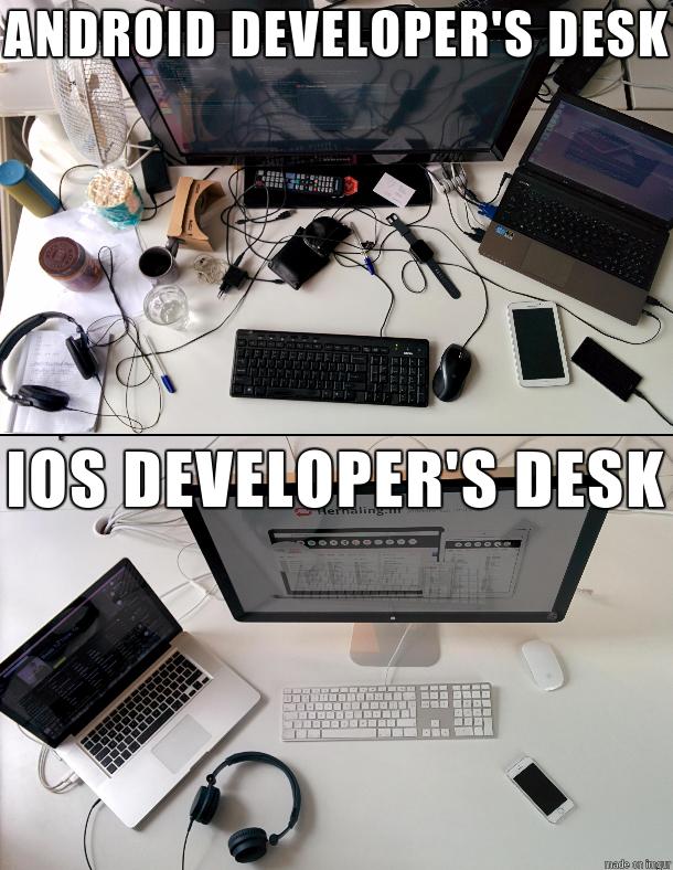 devrant funny development Dammed, I got to clean my desk... devRant