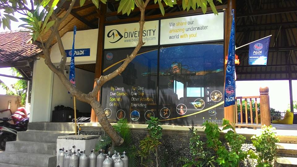 Bali Diversity Scuba Dive Shop in Tulamben, AMED Dive Indonesia