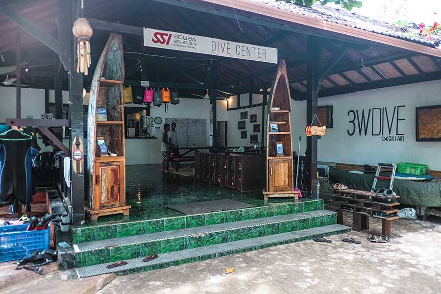 3W Dive Gili Air Scuba Dive Shop in batuhijau sumbawa Dive Indonesia