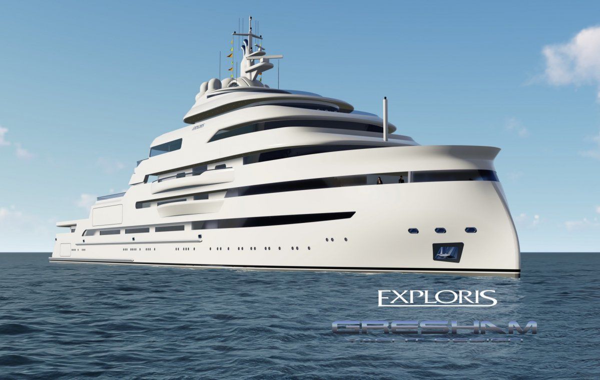 Gresham Yacht Design reveals 100m explorer yacht concept