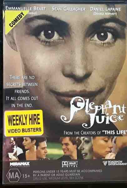 Elephant Juice (1999) starring Emmanuelle Béart on DVD DVD Lady