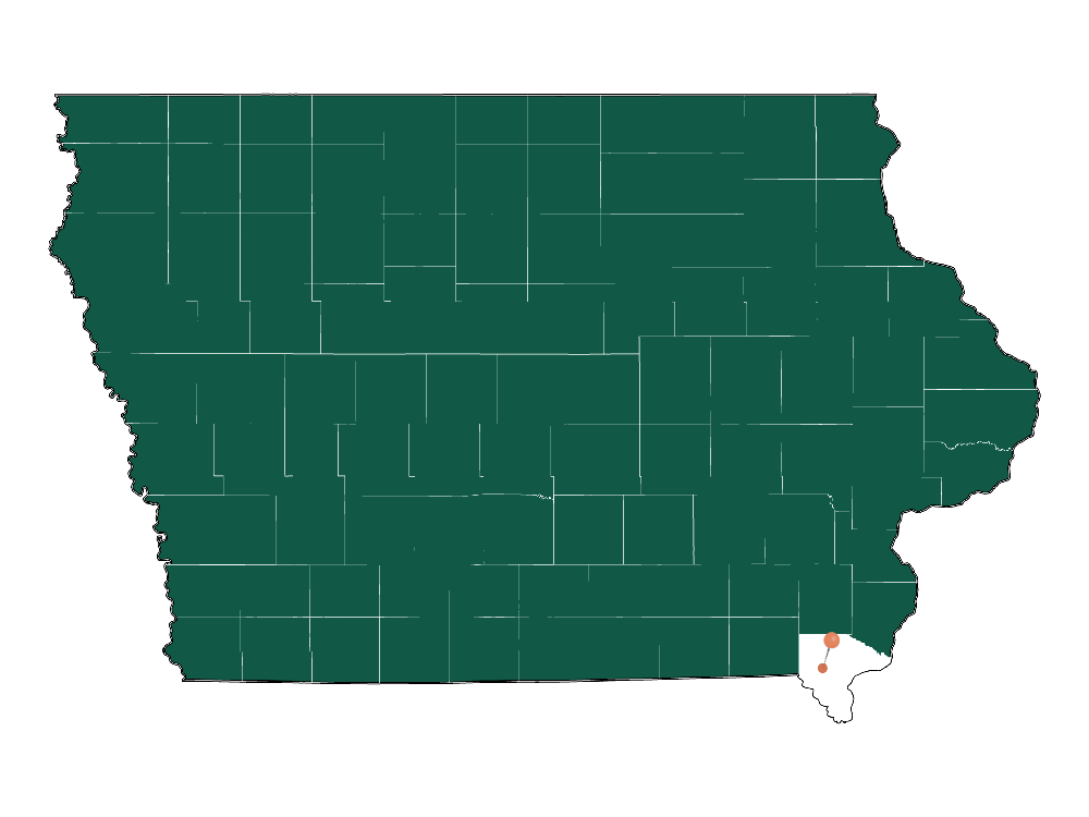 Moving to Donnellson, Iowa in 2023