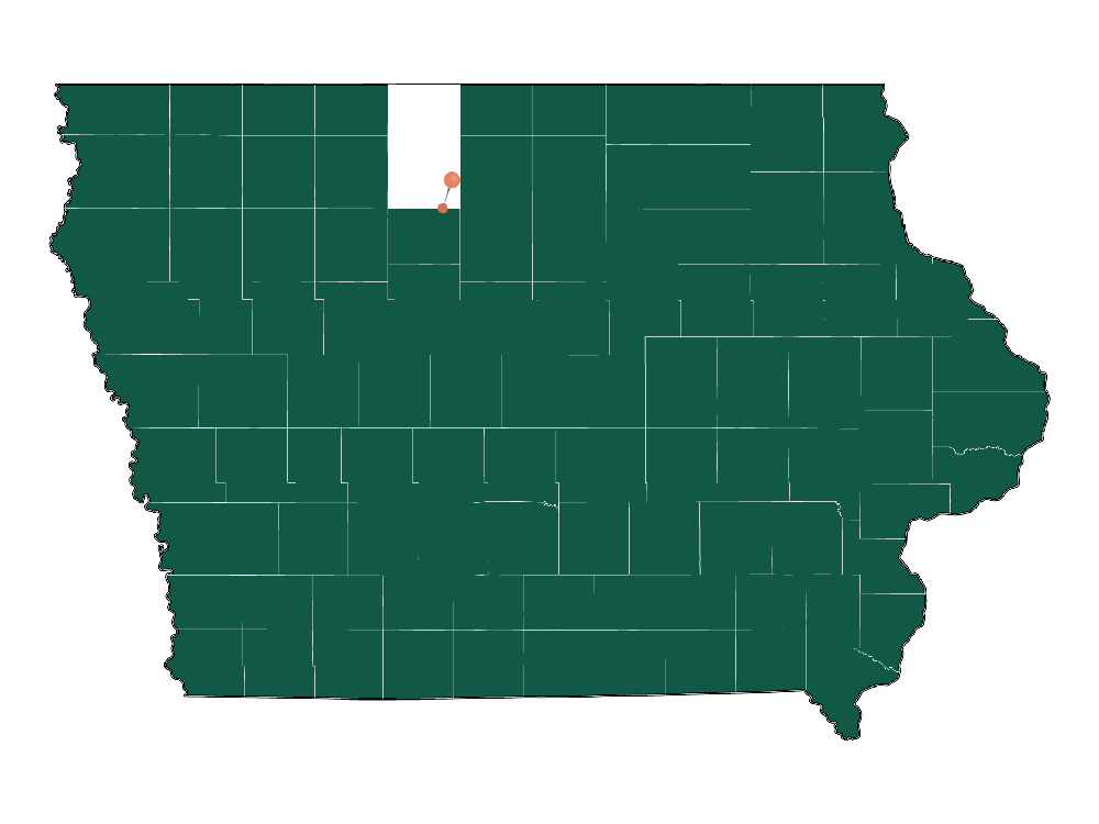 Moving to Lu Verne, Iowa in 2023