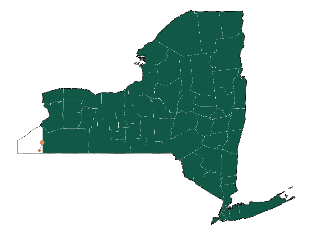 Moving to Frewsburg, New York in 2022