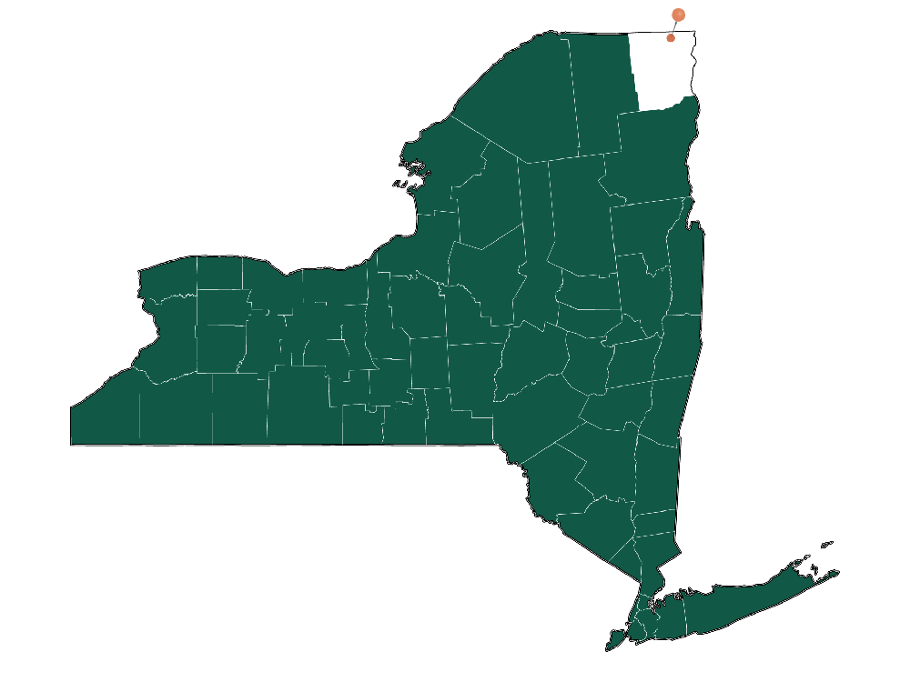 Infrastructure in Mooers, New York