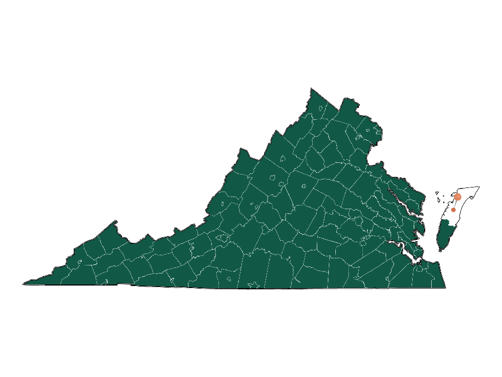 Moving to Onley, Virginia in 2023